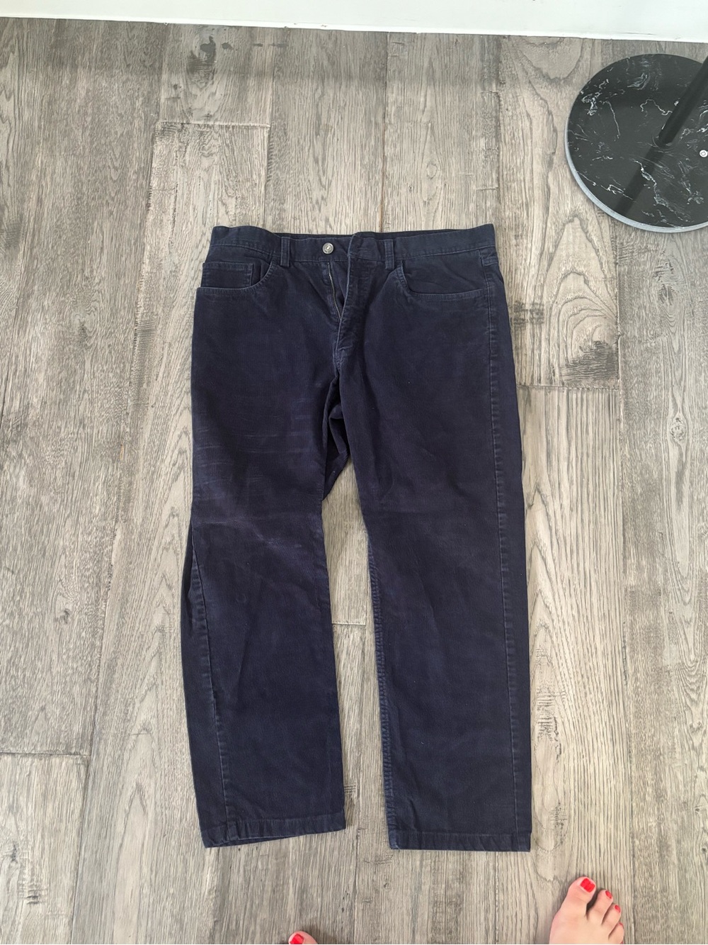 Brooks Brothers Men's Dark Navy Corduroy Pants